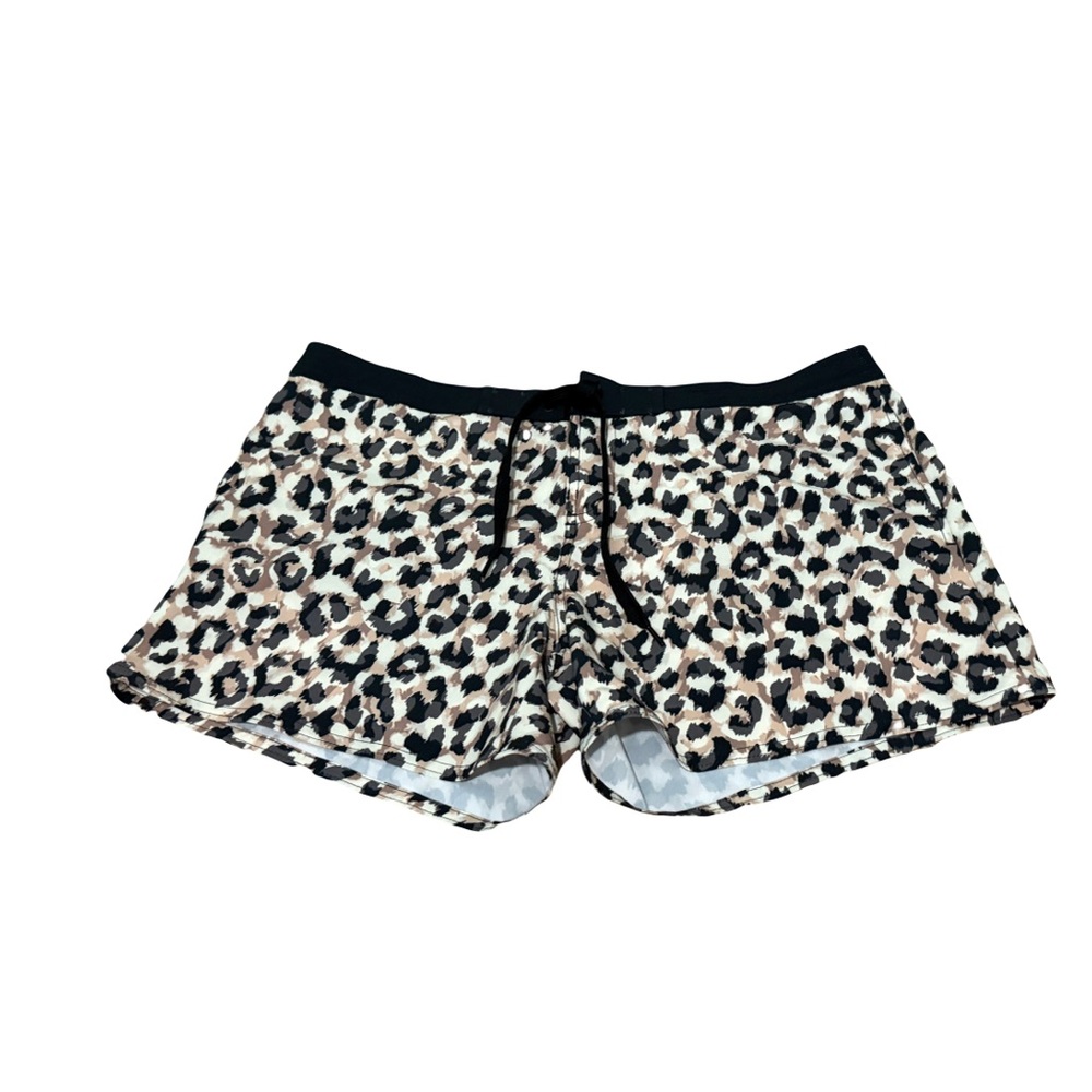 Leopard Print Kids Shorts